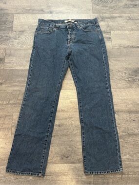 Urban up Men’s Blue Denim Jeans Size 36 Dark Wash Straight 5-Pocket 100 cotton